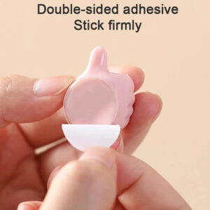 Cable Organized | A Cute thump shape Cable Organizer for 0.5cm Size cables| Multi color- Pack of 10 Pc