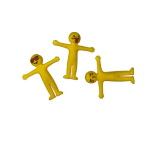 Funny Stretch Human Toy |Miniature Human Toys |Pack of 5Pc - Yellow color