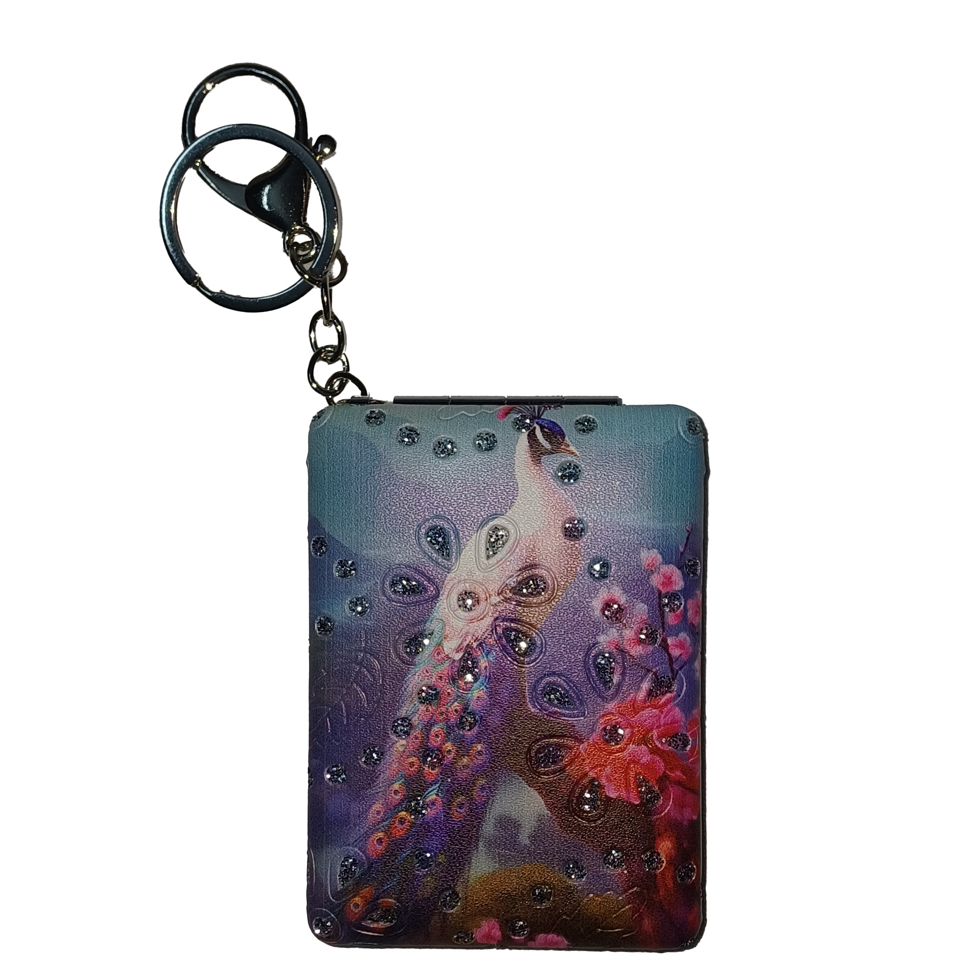 Pocket Friendly Touch up Mirror | Compact size | 1x and 2x Magnifying |Designer Front Cover| Unisex